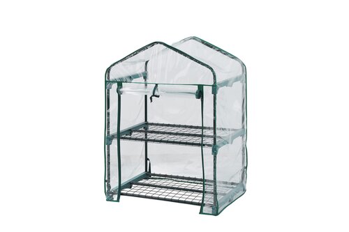Kweekkas PVC - 2 schap - B 69 x D 49 x H 95 cm