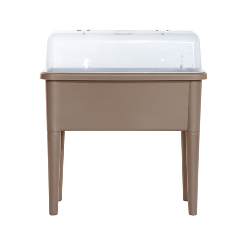 Kweektafel compleet 77 x 38 x H 64 cm bruin - afbeelding 2