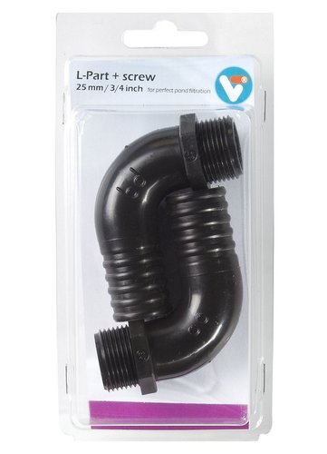 L-part+screw 25 mm 3/4 Inch (2 St.)