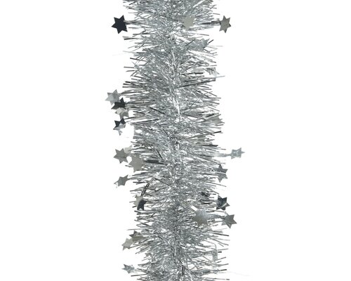 Lametta guirlande d10l270cm zilver