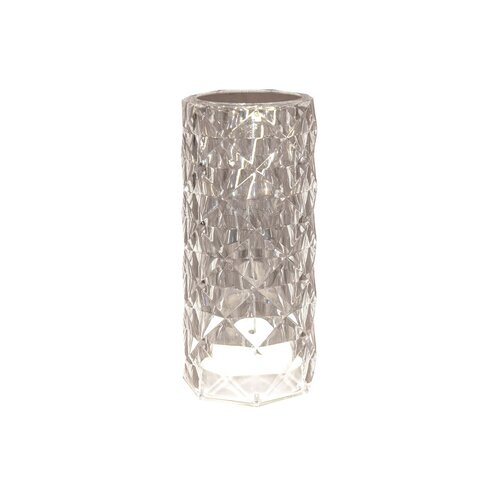 Lamp kristal 16x7.5cm warm wit