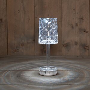 Lamp kristal 26x9cm warm wit - afbeelding 3