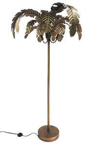 Lamp palm goud H173cm