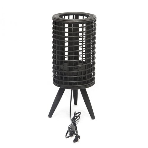 Lamp zwart D19x46cm