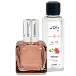 Lampe Berger Giftset Glaçon Rose Ambrée