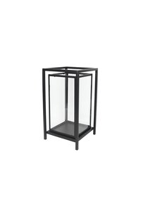 Lantaarn 23 x 23 x H 41 cm black - afbeelding 1