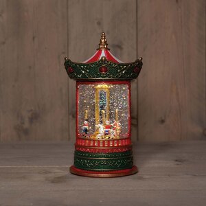 Anna's Collection lantaarn carousel - H 25.5 x D 16 cm