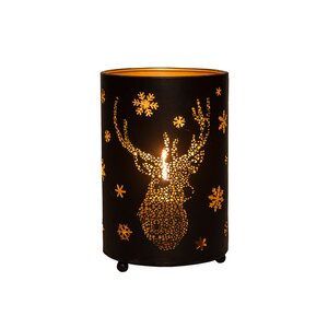 Anna's Collection lantaarn hert - H 16 x D 10.5 cm