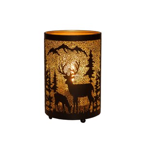 Anna's Collection lantaarn herten - H 16 x D 10.5 cm