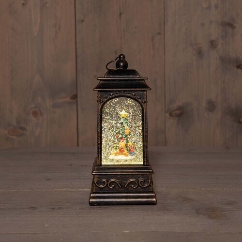 Lantaarn kerstboom 20.5x9cm ww