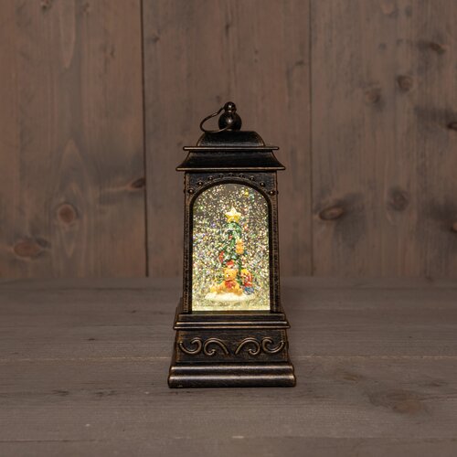 Lantaarn kerstboom 20.5x9cm ww - afbeelding 3