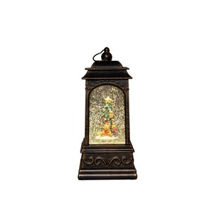 Lantaarn kerstboom 20.5x9cm ww - afbeelding 4