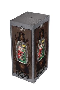 Lantaarn kerstman 24x14.5cm ww - afbeelding 2