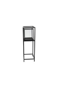 Lantaarn op standaard 23 x 23 x H 70 cm black - afbeelding 2