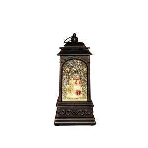 Lantaarn sneeuwpop 20.5x9cm ww - afbeelding 4