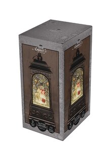 Lantaarn sneeuwpop 20.5x9cm ww - afbeelding 2