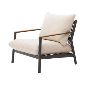 Las Palmas loungestoel antraciet