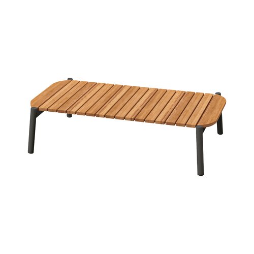 Las Palmas salontafel 120 x 60 x H30 cm teak antraciet