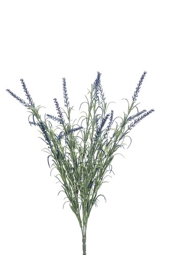 Lavendel Bos UV Tak Zijde - 40cm Blauw