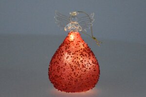 Led Angel Glass Bordeau x Ass P/1 7 x 12 cm - afbeelding 2