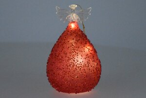 Led Angel Glass Bordeau x Ass P/1 9 x 16 cm - afbeelding 2