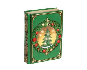 LED-boek kunststof - H22cm Groen - afbeelding 1