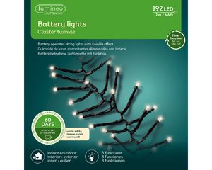 Lumineo LED durawise cluster warm 192 L - 200 cm