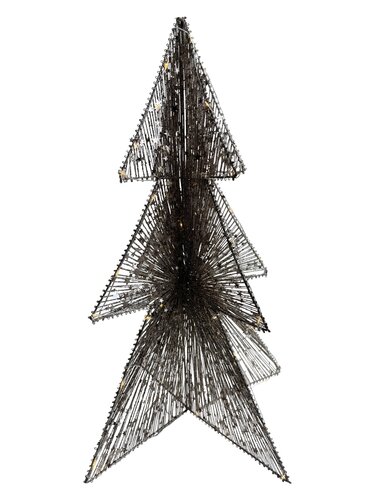 LED glitter boom 3D H 80 cm 50L champagne