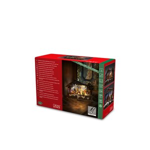 LED kerststal, watergevuld, 3L warmwit, BOT/USB 5u timer - afbeelding 2
