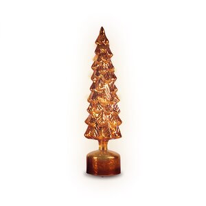 LED spinning tree D 10  H 36,5 cm Bronze (3xAA)