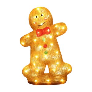 LEDacryl gingerbread B 32 x H 46 cm 50L IP44 4,5V 2.7W