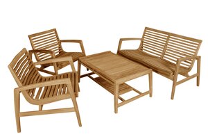 Timber Leeds 4-delige loungeset - afbeelding 1