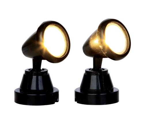 Lemax accessoires Round spot light, set van 2
