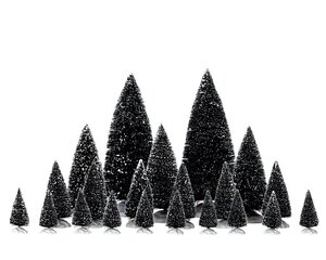 Lemax Assorted Pine Trees Set - 21st Groen