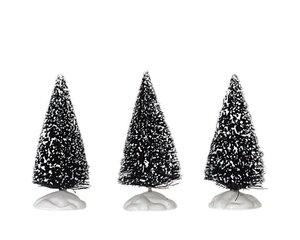 Lemax Bristle tree, set of 3, mini