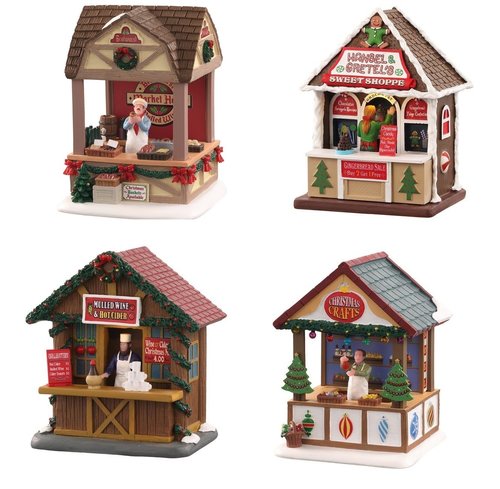 Lemax Christmas market series 1