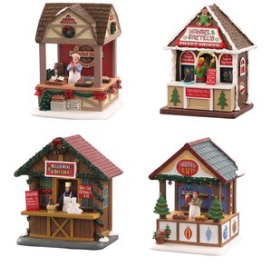 Lemax Christmas market series 1