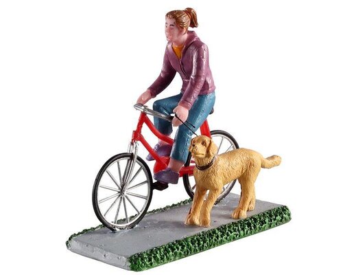 Lemax kerstdorpminiatuur A ride and a walk