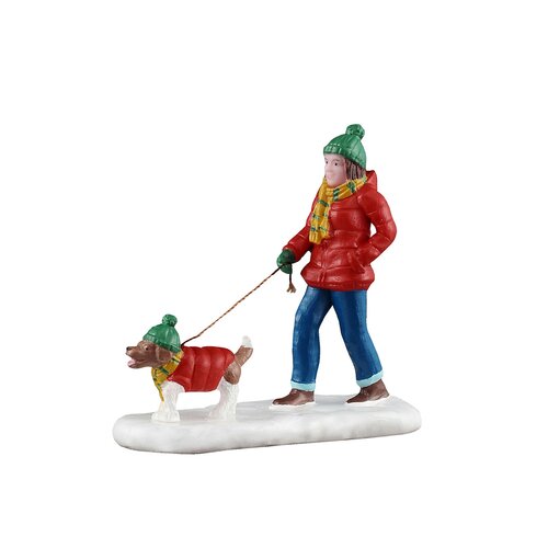 Lemax kerstdorpminiatuur A snowy walk