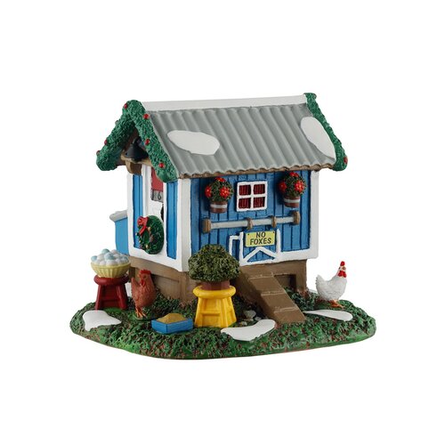 Lemax kerstdorpminiatuur Caddington Village Backyard chicken coop