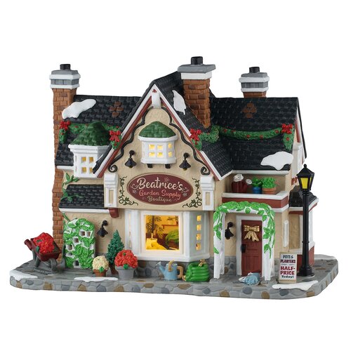 Lemax kerstdorpminiatuur Caddington Village Beatrice's garden supply boutique