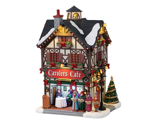 Lemax kerstdorpminiatuur Caddington Village Carolers cafe