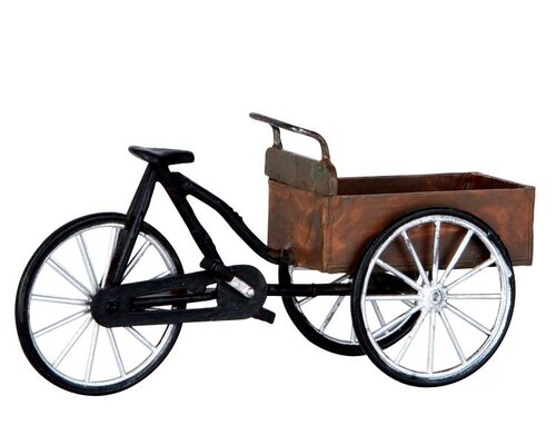 Lemax kerstdorpminiatuur Caddington Village Carry bike