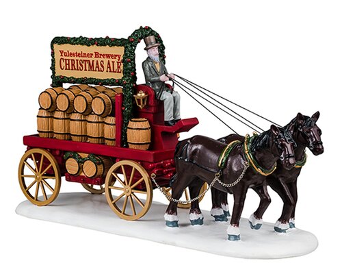 Lemax kerstdorpminiatuur Caddington Village Christmas ale delivery