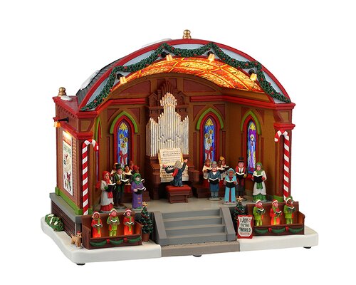 Lemax kerstdorpminiatuur Caddington Village Christmas at the park pavilion