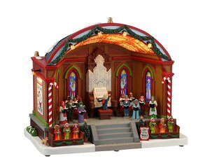Lemax kerstdorpminiatuur Caddington Village Christmas at the park pavilion