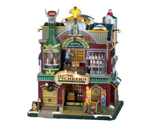 Lemax kerstdorpminiatuur Caddington Village Christmas cheer bottling company