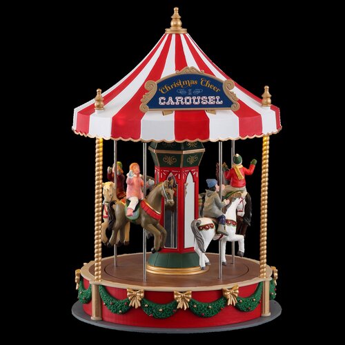 Lemax kerstdorpminiatuur Caddington Village Christmas cheer carousel