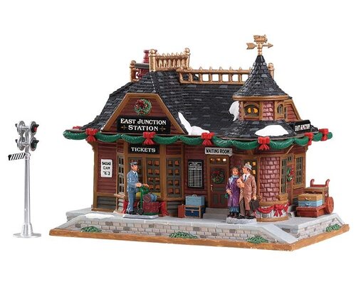 Lemax kerstdorpminiatuur Caddington Village East Junction station