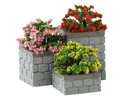 Lemax kerstdorpminiatuur Caddington Village Flower bed boxes, set van 3
